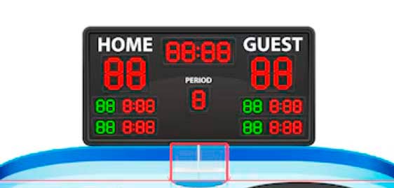 marcador de Hockey linea