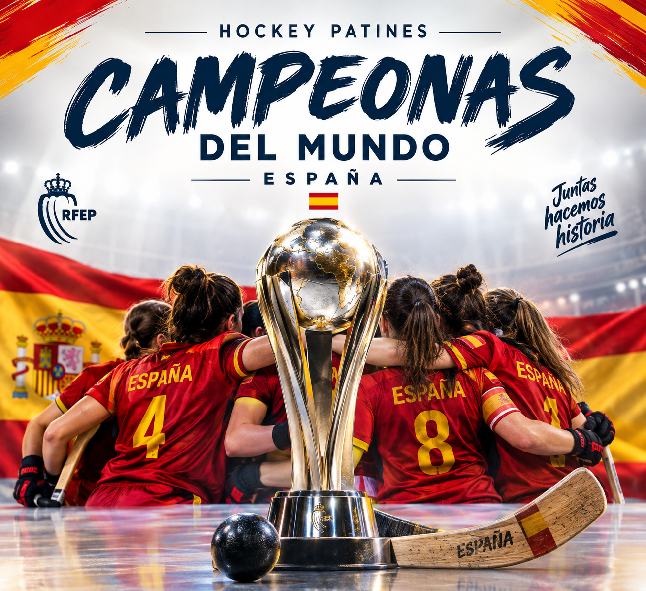 España campeona del mundo hockey patines