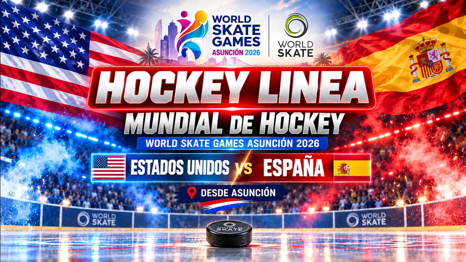 USA - ESPAÑA - Hockey línea