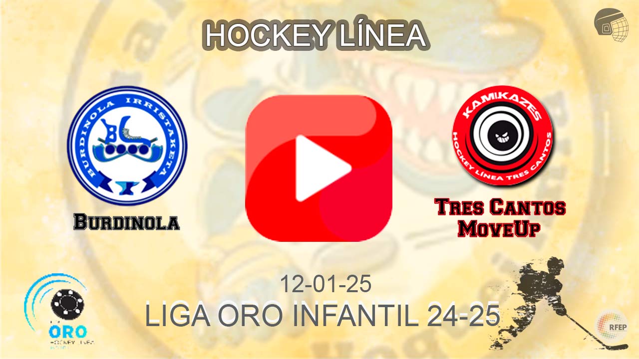 partido hockey línea 🏒 Burdinola Irristaketa kluba VS Tres Cantos PC Moveup