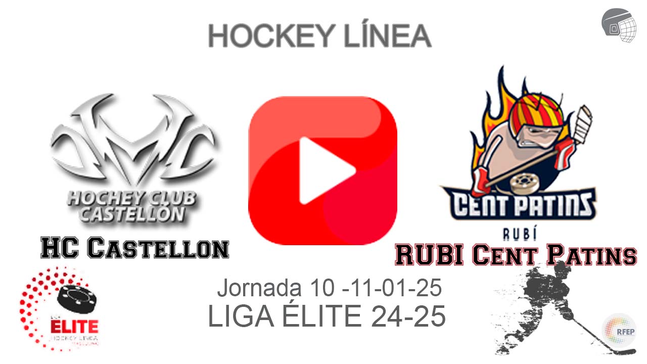 Hockey Club Castellón VS Rubí Cent Patins hockey linea