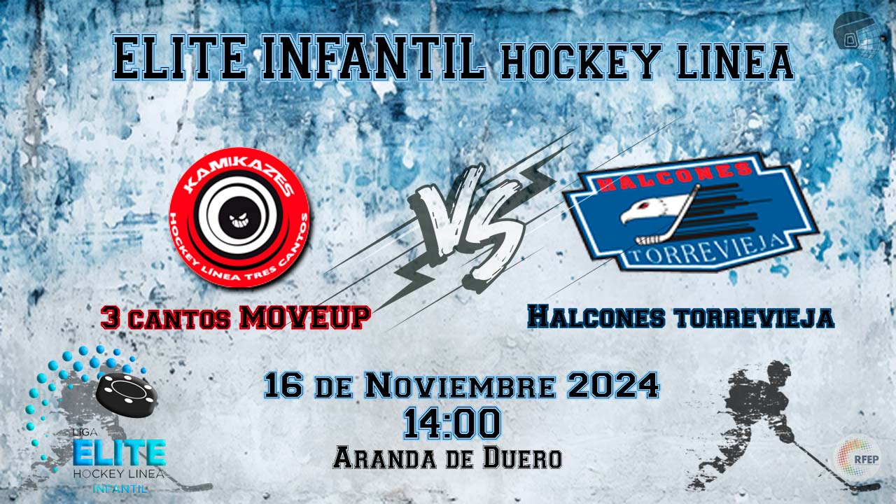 3 Cantos MoveUp VS Halcones Torrevieja hockey linea