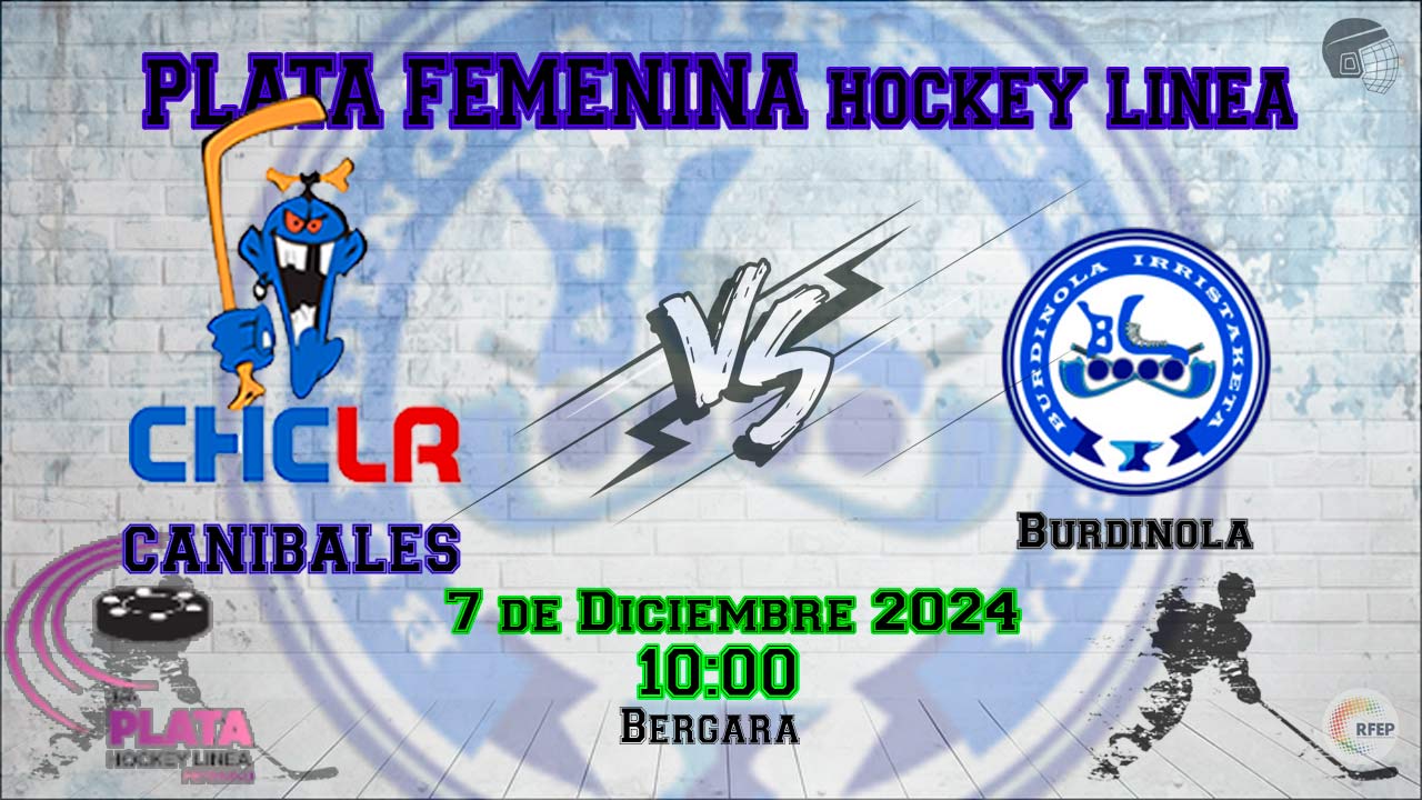 Caníbales de Las Rozas Vs Burdinola Bergara hockey linea