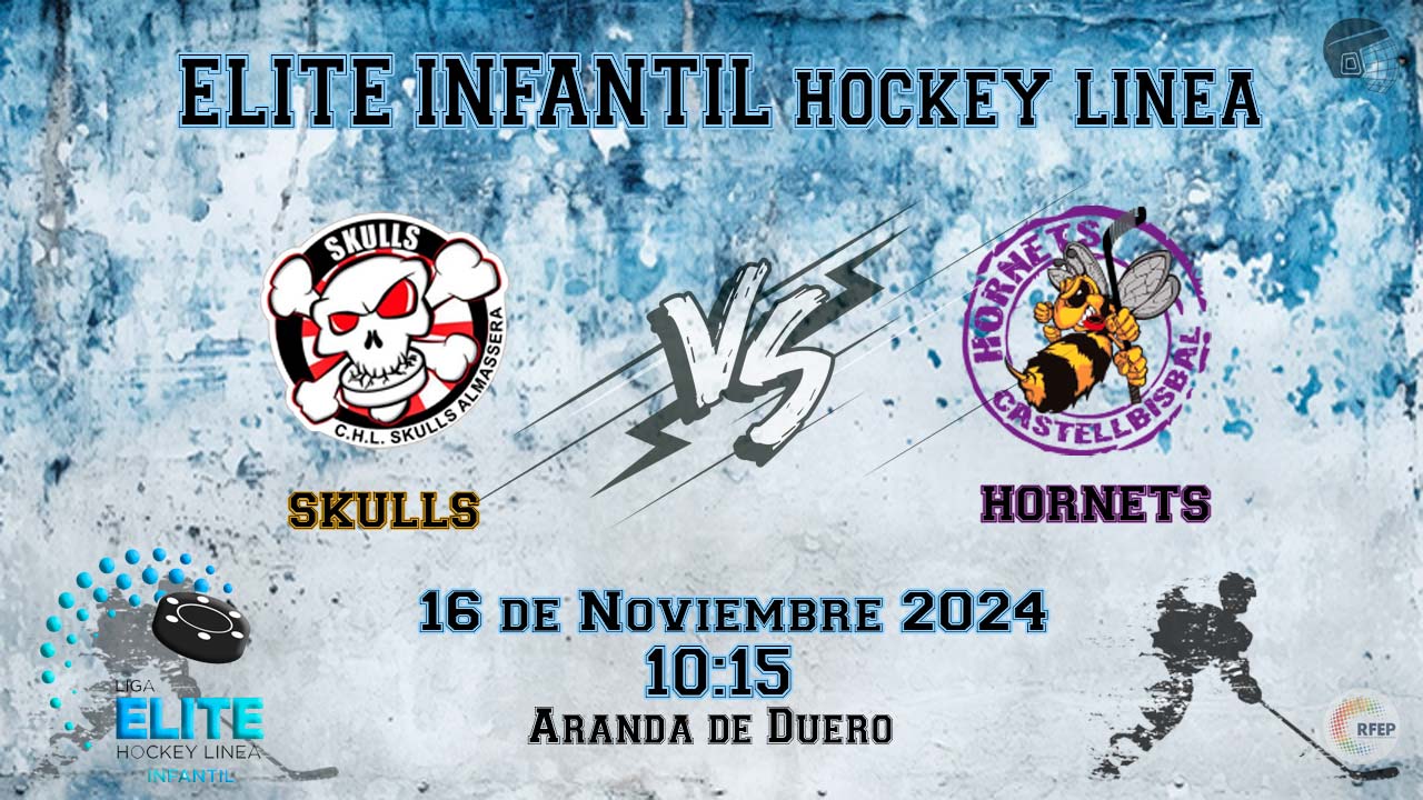 Skulls Almàssera VS Hornets Castellbisbal hockey linea