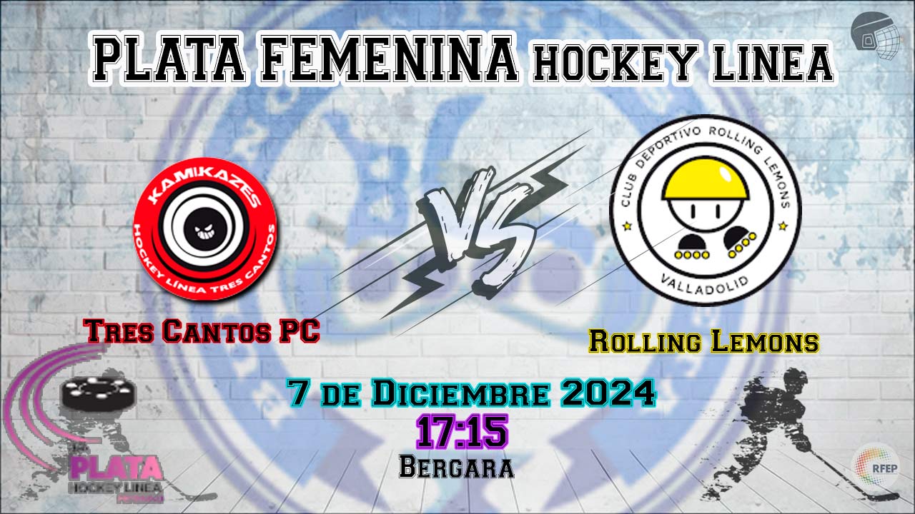 Tres Cantos PC VS Rolling Lemons Valladolid hockey linea